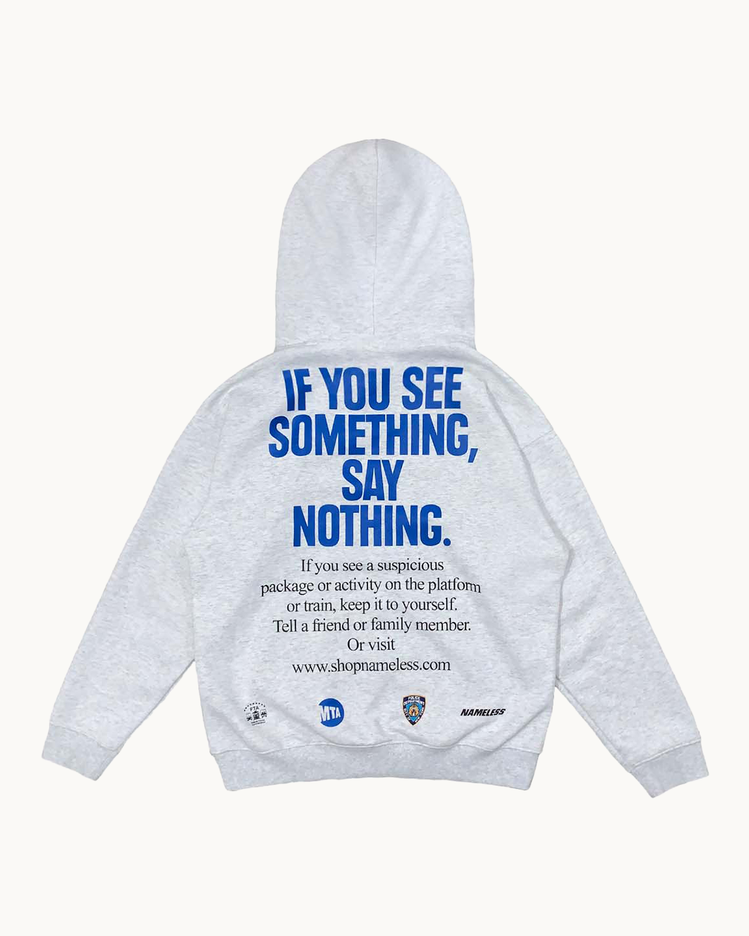 Subway Light Gray Hoodie